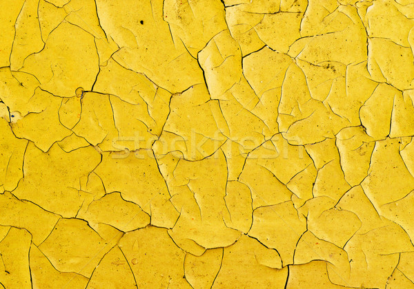 Cracks on surface of oil paint Stock photo © pzaxe
