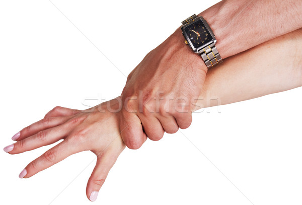 Female and male hands Stock photo © pzaxe
