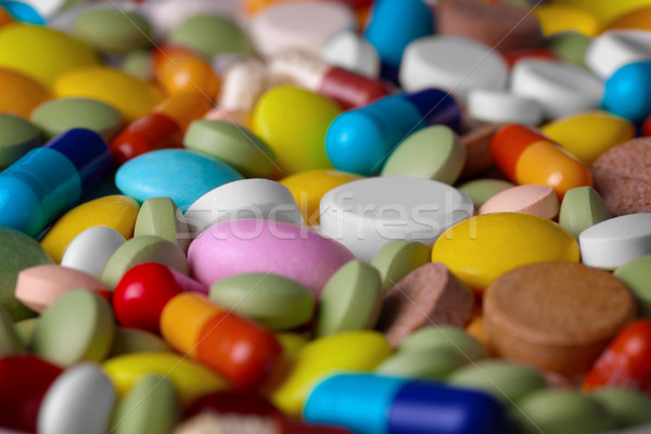 Many different pills background Stock photo © pzaxe