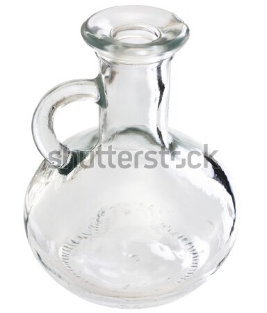 Special vessel for vegetable oil on white background Stock photo © pzaxe