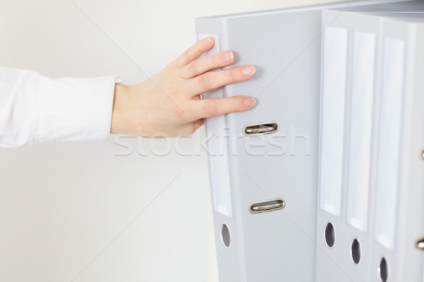 Get from archive folder with accounting documentation Stock photo © pzaxe