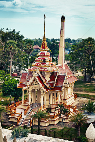 Oude Thailand oude phuket gebouw bouw Stockfoto © pzaxe