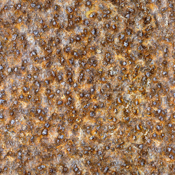 Seamless square texture - rusty metal closeup Stock photo © pzaxe