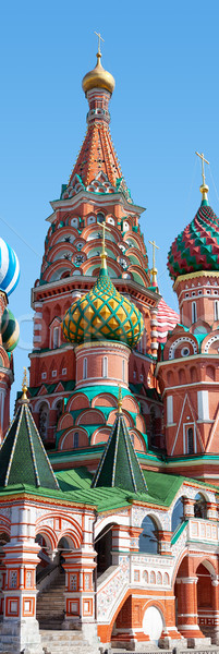 Katedrális Vörös tér Moszkva szent Oroszország építkezés Stock fotó © pzaxe