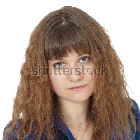 Strict woman looks at us Stock photo © pzaxe