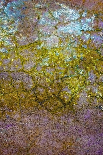 Belo superfície velho dano parede cor Foto stock © pzaxe