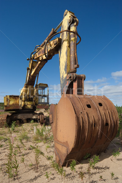 Stock photo: Old excavator