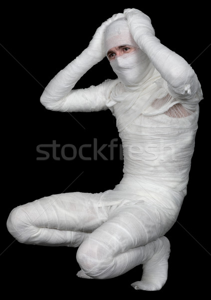 Man in costume mummy Stock photo © pzaxe