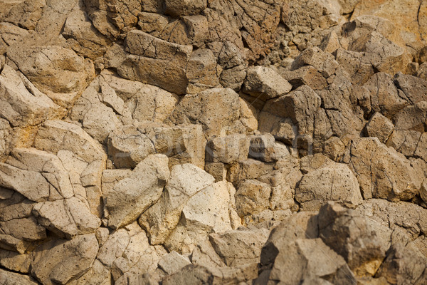Surface of rocks on the coast of Bali island Stock photo © pzaxe