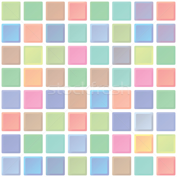Abstract color tiles vector seamless pattern. Bathroom interior  Stock photo © pzaxe