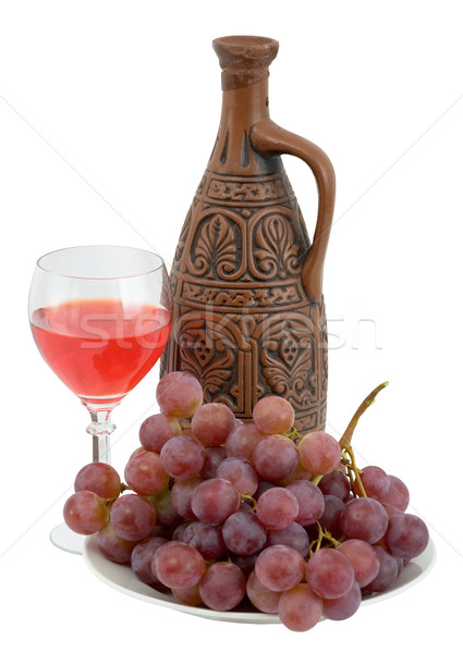 Bright still life with wine Stock photo © pzaxe