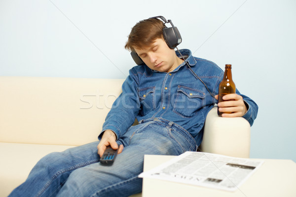 Foto stock: Personas · relajante · casa · trabajo · jóvenes · tradicionalmente