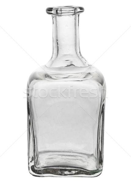 Beautiful glass bottle with curved edges Stock photo © pzaxe