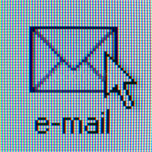 Icono cursor matriz supervisar ordenador ratón Foto stock © pzaxe