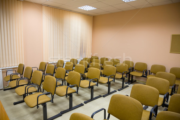 Interior of a conference hall in pink tones Stock photo © pzaxe