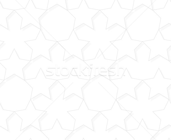 Vector seamless pattern - geometric light star background Stock photo © pzaxe