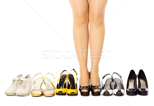 Selection of female shoes for different weather Stock photo © pzaxe