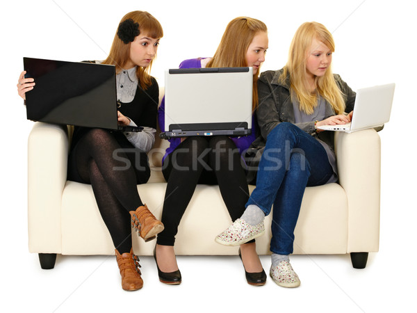 Social networks communication for youth Stock photo © pzaxe