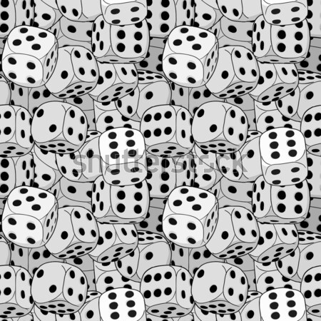Vector dices pattern Stock photo © pzaxe