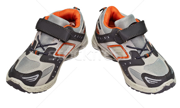 Coppia moderno scarpe da corsa isolato bianco Coppia Foto d'archivio © pzaxe