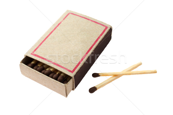 Stock photo: Boxes of matches