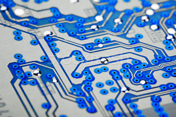 Suprafata electronic card textură abstract albastru Imagine de stoc © pzaxe