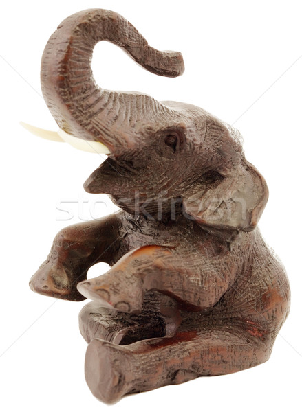 Statuette of elephant Stock photo © pzaxe