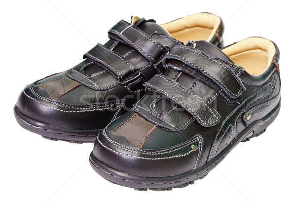 Stock photo: Simple shoes made ​​of artificial leather