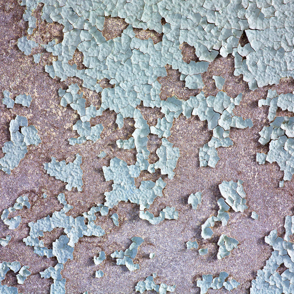 Surface peint pelé mur rêche bleu Photo stock © pzaxe