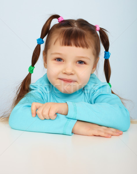 Portrait of young girl Stock photo © pzaxe