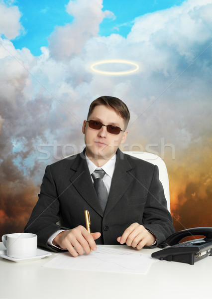 Stock photo: Government official - almost a god