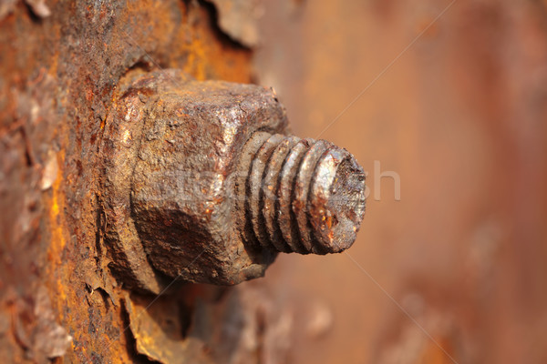 Stockfoto: Oude · moer · af · ijzer · bouw