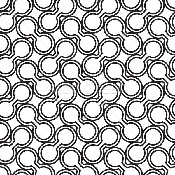 Simple vector pattern - lines on white background Stock photo © pzaxe