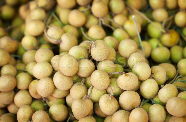 Longan fruit on the counter of the Asian market Stock photo © pzaxe
