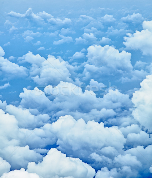 Foto stock: Nubes · cielo · vista · carlinga · aeronaves · cabina