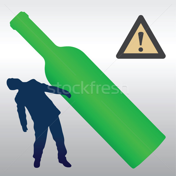 Alcohol detrimental effect Stock photo © pzaxe