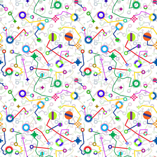 奇妙な シームレス ベクトル パターン 抽象的な ストックフォト © pzaxe