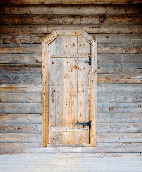 Wooden door Stock photo © pzaxe