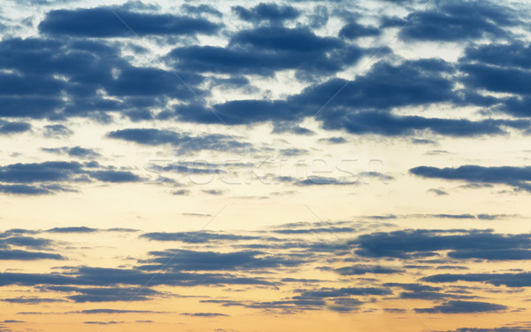 Horizontal seamless panorama of evening sky Stock photo © pzaxe