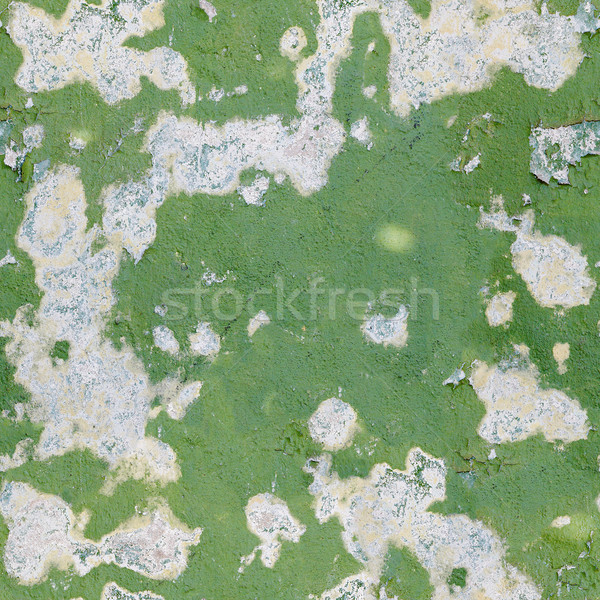 Green old paint on a concrete wall - seamless background Stock photo © pzaxe