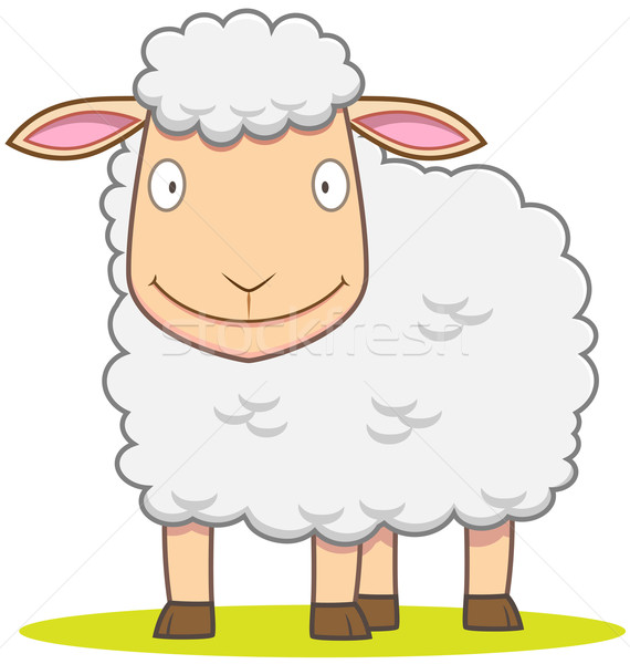 Smiley Sheep Stock photo © qiun