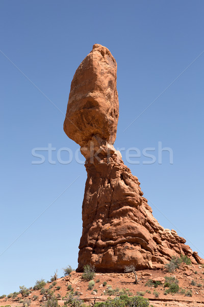 Equilibrio rock Utah cielo azul viaje Foto stock © Quasarphoto