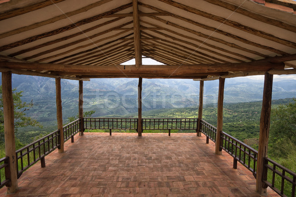 lookout platform in Barichara Colombia Stock photo © Quasarphoto