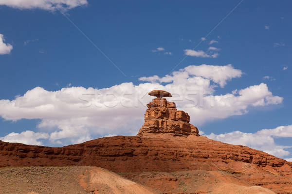 Mexican Hat formazione rocciosa Utah viaggio rosso Foto d'archivio © Quasarphoto
