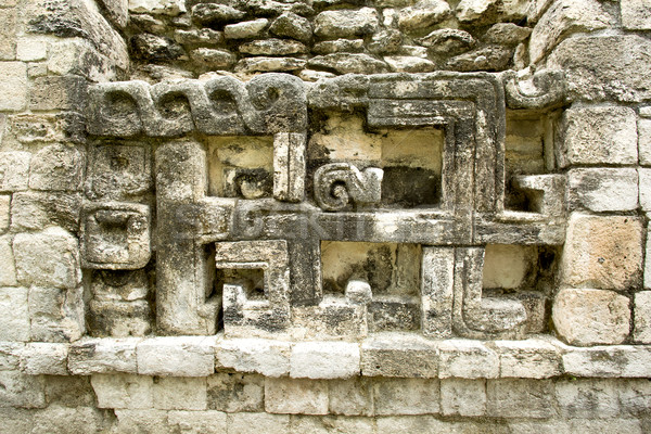 Mayan architectural detail Stock photo © Quasarphoto