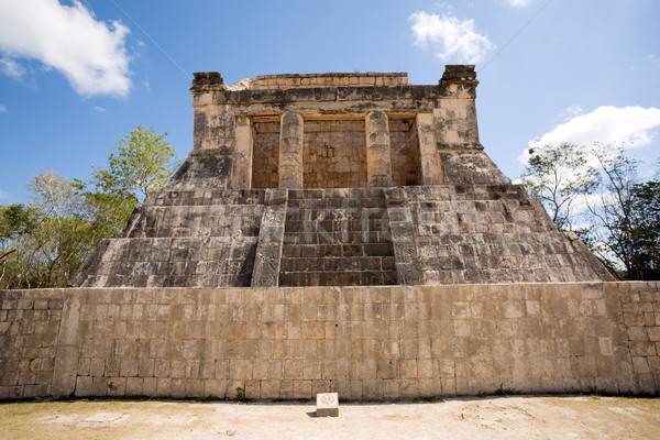 Mayan pyramid ruin in Chichen Itza Stock photo © Quasarphoto