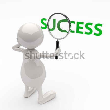 3D People with word Success Stock photo © Quka