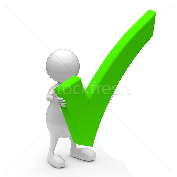 3D People with OK Sign Stock photo © Quka