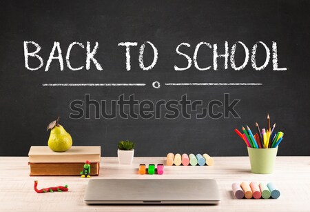 Big back to school writing concept Stock photo © ra2studio