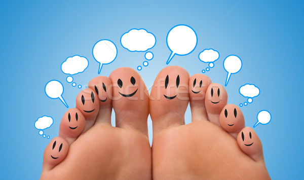 增加至灯箱 商业照片 #2383959happy group of finger smileys with